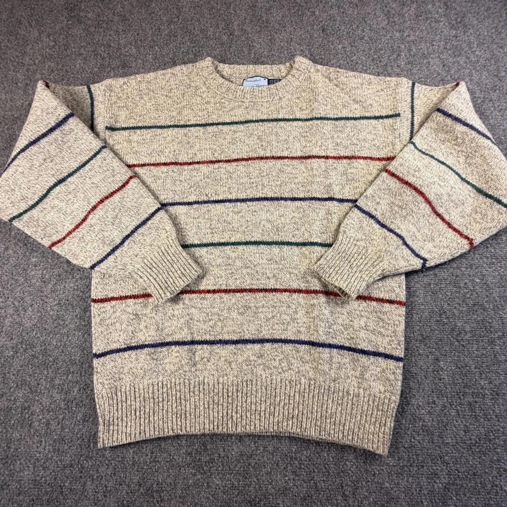 Feldmaster Wool Blend Striped Sweater Medium #1435